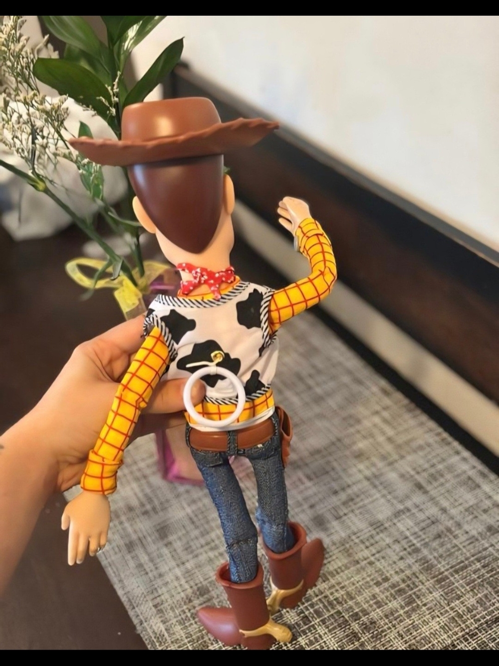 TALKING Disney Toy Story 16"Sheriff Woody Talking Pull String NWT - Picture 2 of 5